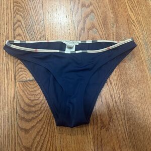 Burberry Navy Bikini Bottom